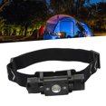 thumbnail image 1 of LED Headlamp, Super Bright LED Head Torch Angle Adjustable Aluminum Alloy IPX6 Waterproof  For Camping For Adults White Light And Green Light, 1 of 8