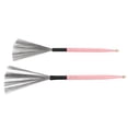thumbnail image 2 of Drum Wire Brush, Compact Portable Drum Brush  For Drummer Pink, 2 of 8