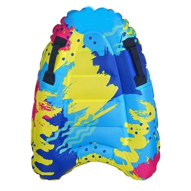 Inflatable Bodyboards Lightweight Soft 60x80cm Mini Surfboards for Kids Adults Multi