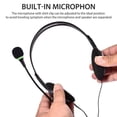 thumbnail image 2 of Computer Usb Headset Call Center Headset Noise Cancelling Wired Headset, 2 of 8