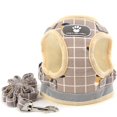 thumbnail image 2 of Dog Harnesses for Small Dogs, Puppies, Adjustable, Reflective, No Pulling (Khaki,XS), 2 of 8