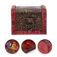thumbnail image 3 of POINTERTECK 1 Set Pirate Treasure Chest with Gemstones Acrylic Diamond Gems Treasure Box, 3 of 6