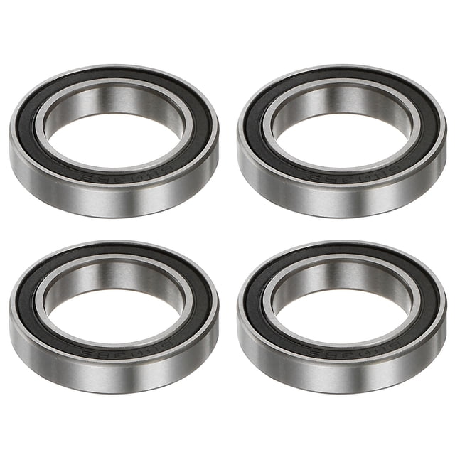 Unique Bargains 6803-2RS Roulements à Billes 17mmx26mmx5mm Acier Chromé ABEC3 Double Étanchéité Lot de 4
