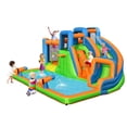 thumbnail image 1 of Costway Inflatable Water Slide Giant Bounce Castle w/Dual Climbing Walls Blower Excluded, 1 of 9