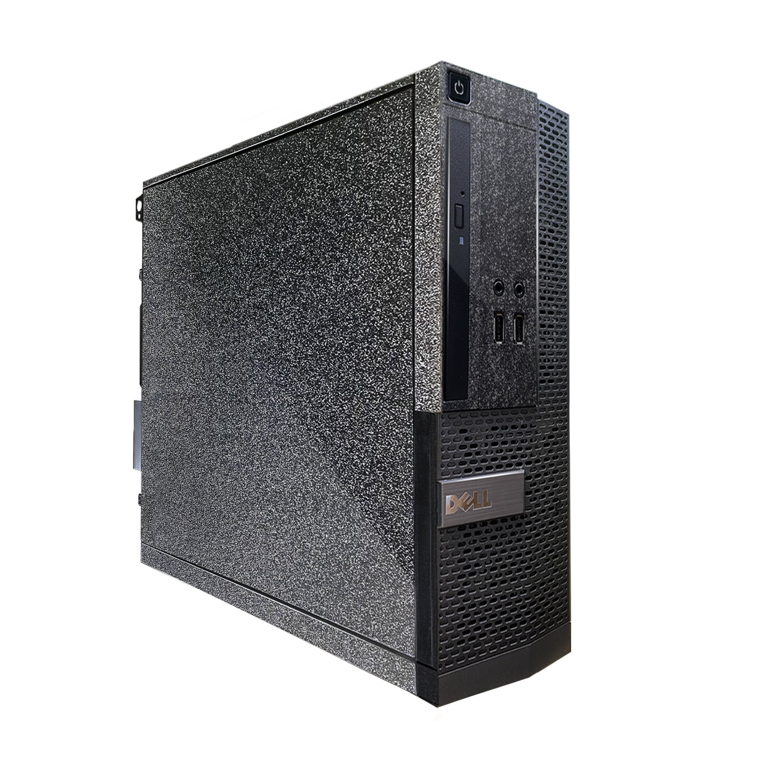 Refurbished Grade A Black Treasure Box Dell Desktop PC Customized, Intel Quad Core I5 up to 3.60GHz, 8GB RAM, 256GB SSD, DVD, WiFi & Bluetooth, Keyboard & Mouse, Win 10 Pro