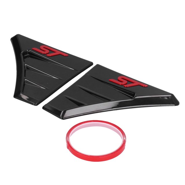Vent Cover Side Air Wing Cover Air Outlet Cover Vent For Pair Of Side Vent Cover Trim For ST RS Style Modification Accessory For MK 2Red