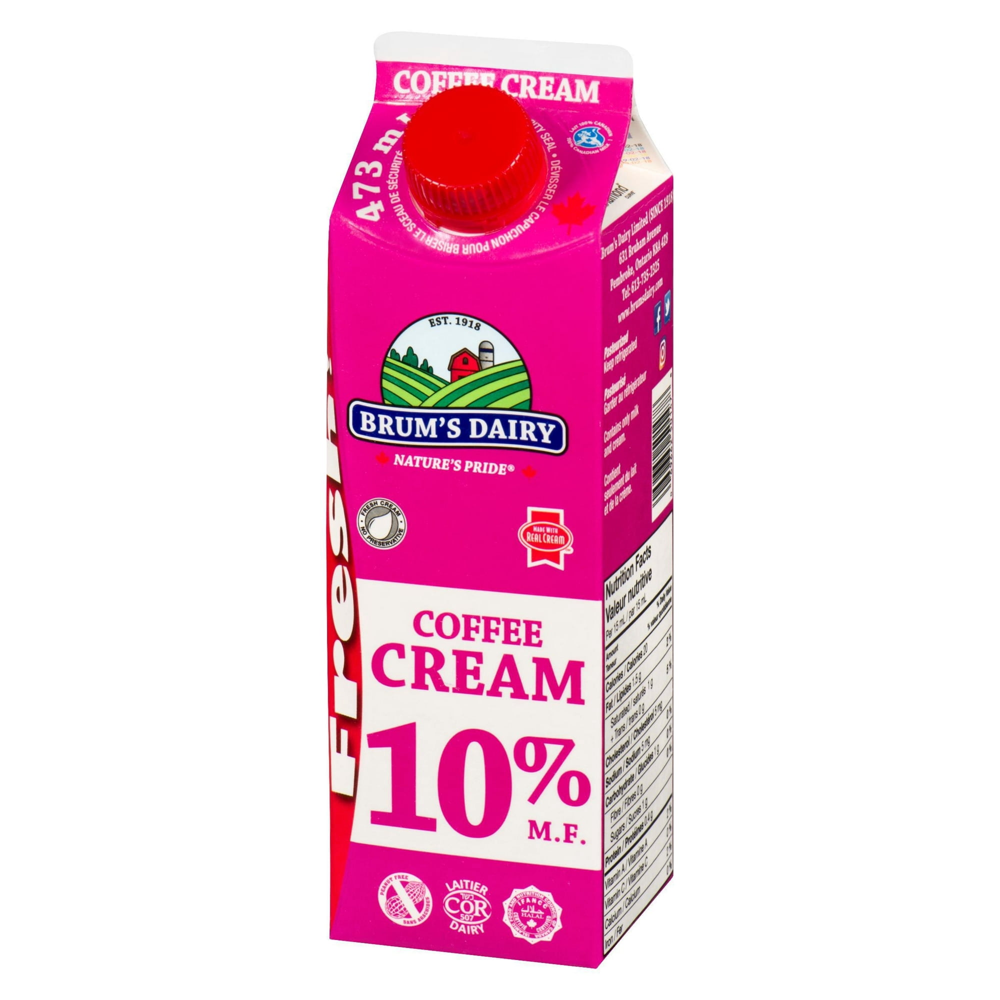 Brum's Crème à Café 10 % M.g