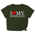thumbnail image 2 of Meichang T-Shirts Graphiques pour Femmes Valentines Day T-Shirts Mignons à Cœur T-Shirts Graphiques Décontractés à Col Rond Hauts à Manches Courtes Coupe Ample T-Shirts de Fête Valentines Day, 2 of 8