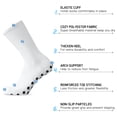 thumbnail image 4 of Graflsoa Hexagon Grip Soccer Socks - Yellow, 1 Pair, Breathable & Anti-Slip Polyester Blend for Comfort & Performance, 4 of 4