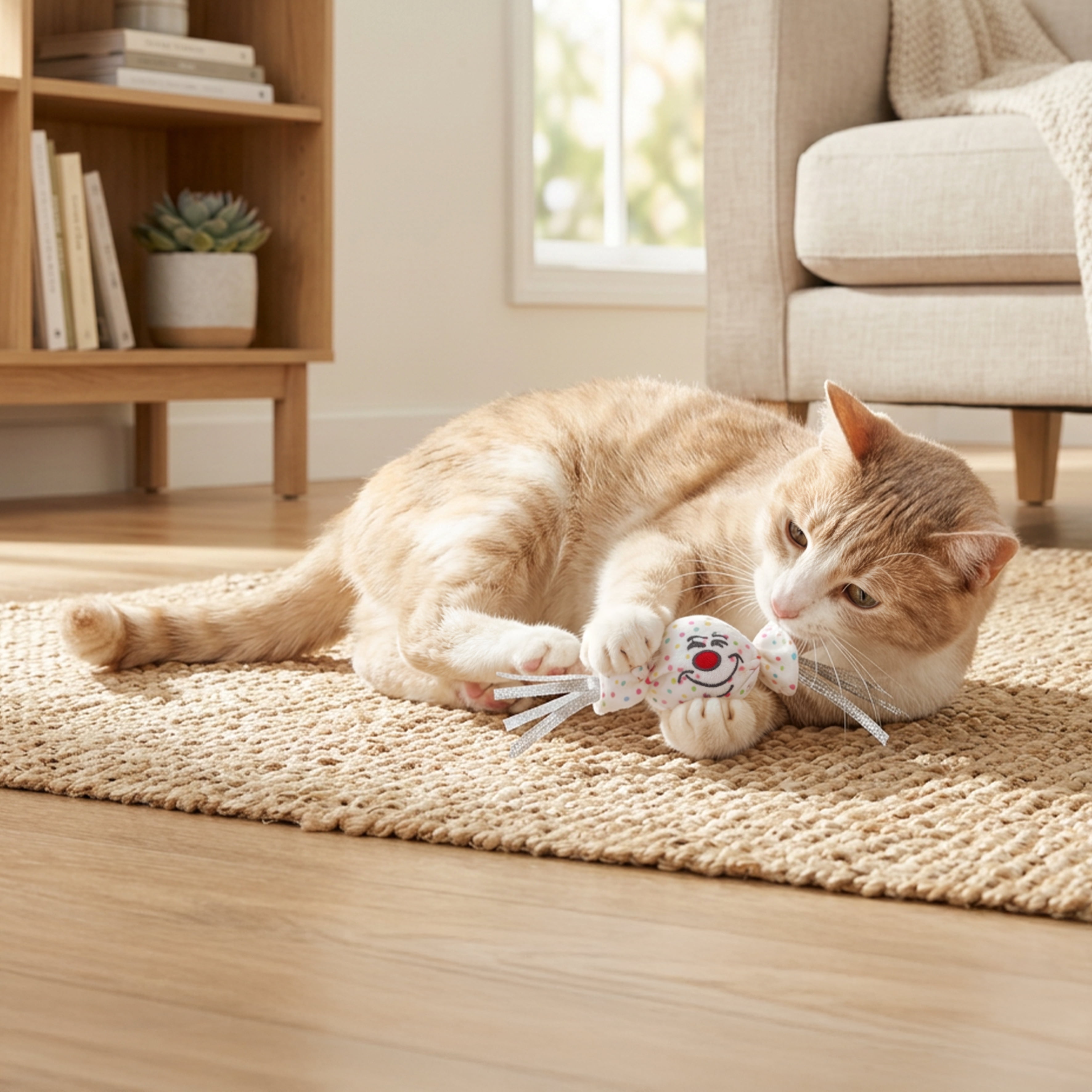 Catit Jouet pour Chat Bonbon avec Clochette, Lot de 2