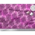 thumbnail image 1 of Soimoi Rayon Crepe Fabric Damask Ethnic Print Fabric by the Yard 46 Inch Wide, 1 of 3