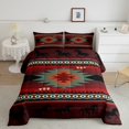 thumbnail image 2 of Erosebridal Boho Geometry Comforter Sets Queen Size,Tribal Aztec Bedding Queen Comforter Set,Bohemian Bedroom Decor,Reversible,Breathable,3-Piece, 2 of 7