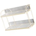 thumbnail image 4 of Storage Holder, Versatile Using Double Layer Easy Installation Storage Rack Organizer Destop Organizer  For Kitchen For Comestics, 4 of 8