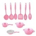thumbnail image 1 of SIYTUAU Pink Nonstick Cooking Set With Frying Pan Saucepan Stock Pots And Silicone Spatulas Dishwasher Safe Kitchen Essentials For Daily Use Pink, 1 of 6