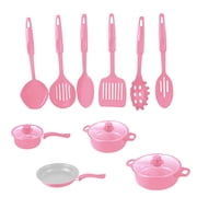 Tumotour Thirteen Piece Cookware Set Soup Pot Milk Pan Frying Pan Non-Stick Spatula Set Maifan Stoneware Multi-Piece Set