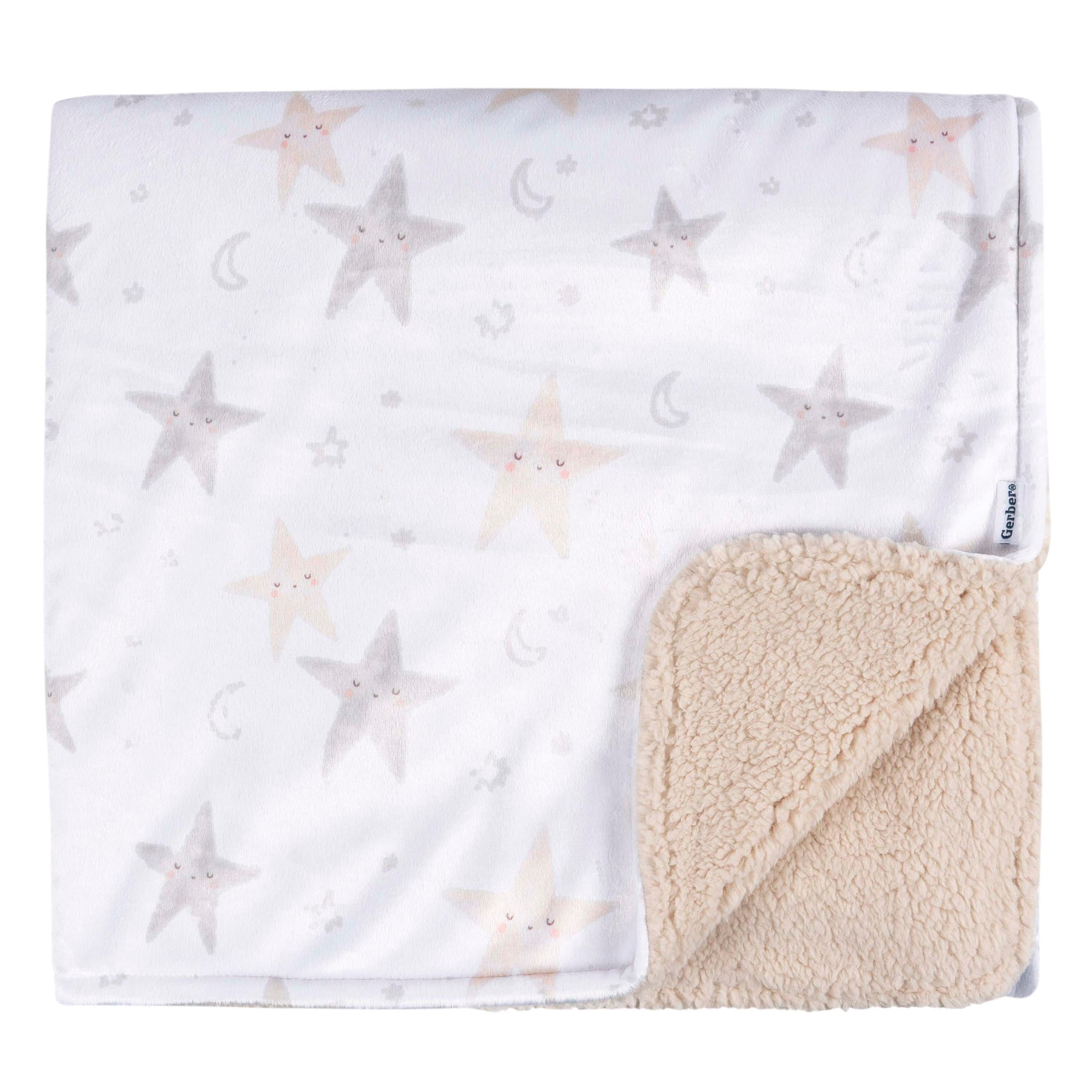 Gerber Childrenswear - 2ply Plush Blanket - Celestial Stars