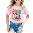 thumbnail image 1 of Children Fashion Casual Print Round Neck Loose Short Sleeve T Shirt Top, 1 of 4