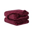 thumbnail image 1 of Unique Bargains Luxury Fleece Bed Blanket Woven Mesh, 1 of 10