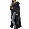 thumbnail image 1 of CEHVOM Ladies Sweaters Long Sleeve Solid Ladies Pockets Coats Women Blouse, 1 of 5