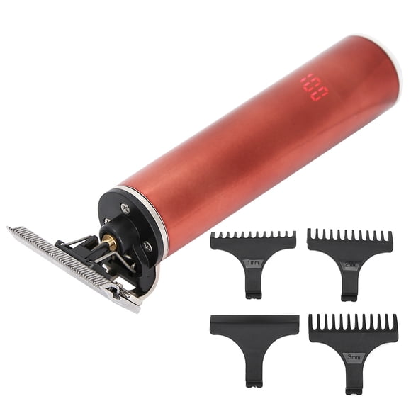 Tondeuse Électrique, Tondeuse à Cheveux, Haute Efficacité Netteté 2 Couleurs pour Salon de Coiffure Barbier Rouge,Noir