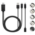 thumbnail image 1 of Cable MHL MicroUSB A Hd-Mi 1080P Hd Tv Para Adaptador 5Pin 11Pin, 1 of 6