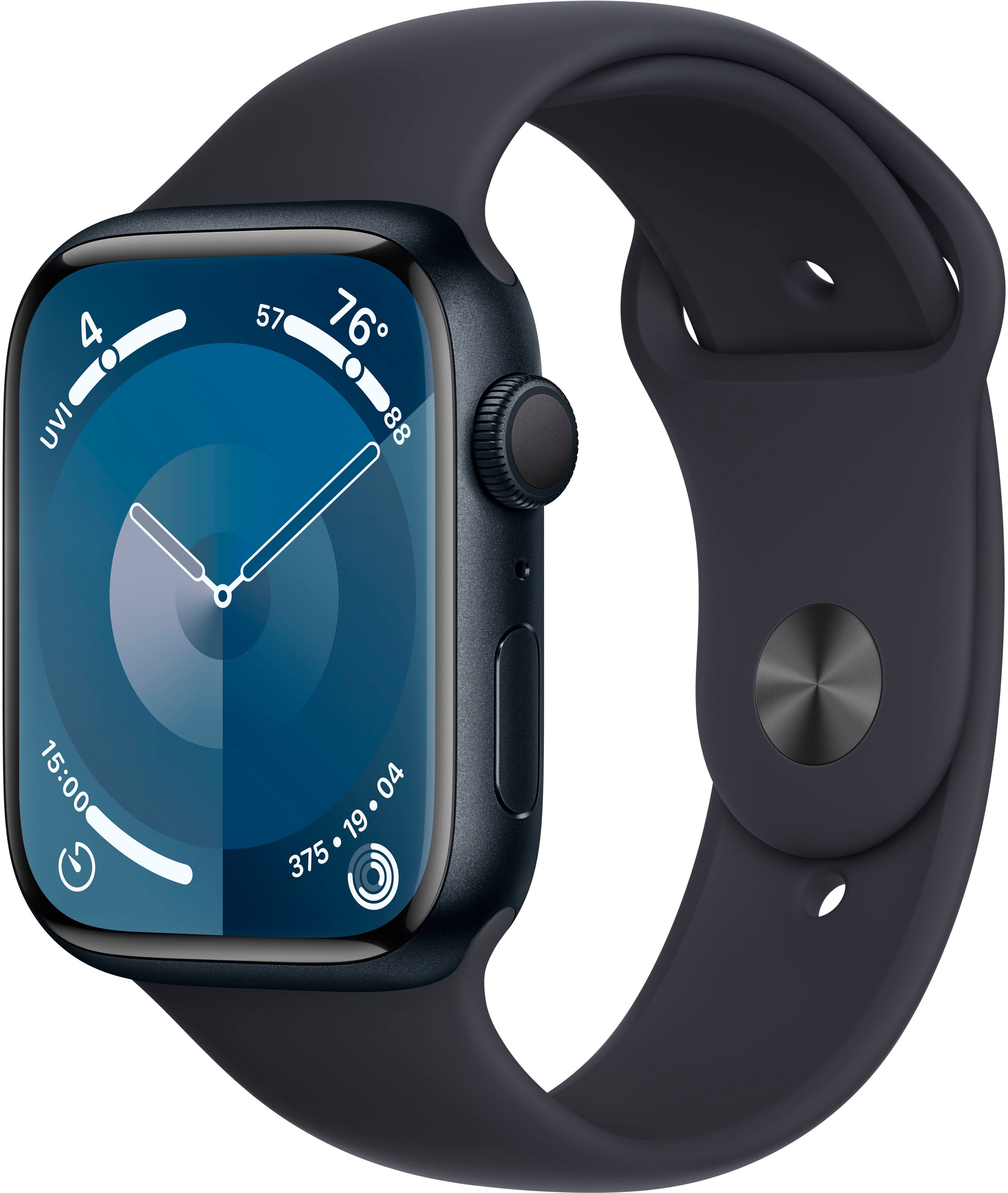 Refurbished Apple Watch Gen 9 Series 9 45mm Midnight Aluminum - Midnight Sport Band 3M589LL/A