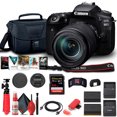 thumbnail image 1 of Canon EOS 90D DSLR Camera (New) W/ 18-135mm Lens 3616C016 - Basic Bundle(International Model), 1 of 6