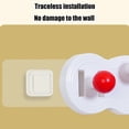 thumbnail image 4 of EGNMCR Strong Adhesive Hanging Hook Nine Hooks Suitable For Rental Houses And Kitchens No Installation Required Efficient Adhesion Plastic Paste hook, 4 of 6