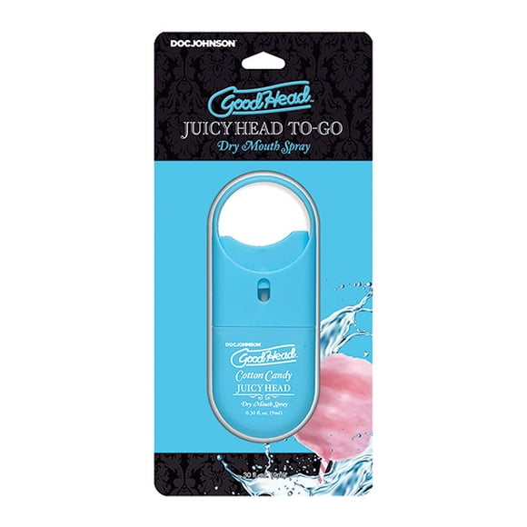 Goodhead Juicy Head Dry Mouth Spray To Go - .30 Oz Cotton Candy