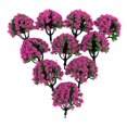 thumbnail image 2 of Milaget 10pc 1:200 Train Railroad Scenery Landscape Model Trees HO Scale Flowers #4, 2 of 8