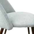 thumbnail image 4 of KOSSMAI Set of 4 Fabric Upholstered Dining Side DIning Chairs with Cut-Out Back for Dining Room, Living Room, 4 of 5