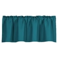thumbnail image 2 of Valance Curtain for Kitchen, Blackout Window Valance Curtains for Living Dining Room, Sun Blocking Valances 57x18 Inches Polyester Rod Pocket, 2 of 7