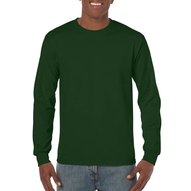 Gildan - T-Shirt à Manches Longues en Coton Épais