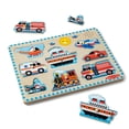 thumbnail image 2 of Melissa & Doug Farm Animals Sound Puzzle - Wooden Peg Puzzle With Sound Effects (8 pcs), 2 of 6