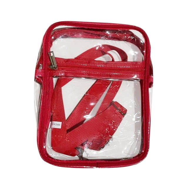 Clear Bag Stadium Approved Crossbody Clear Bag Stadium Approved Work & Business Travel Unisex Clear Crossbody Shoulder Bag Clear Crossbody Bag Stadium Approved Stadium Approved Clear Bag