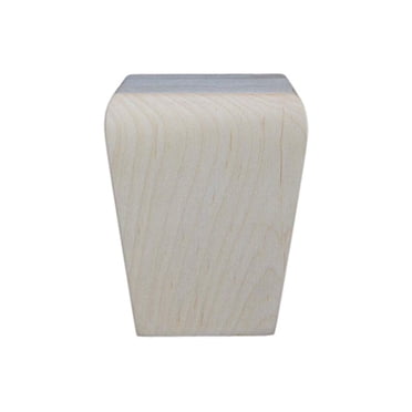 BingLTD - 4 1/2" Pieds de Canapé en Bois Dur Non Finis - Lot de 2 (BF805-MA)