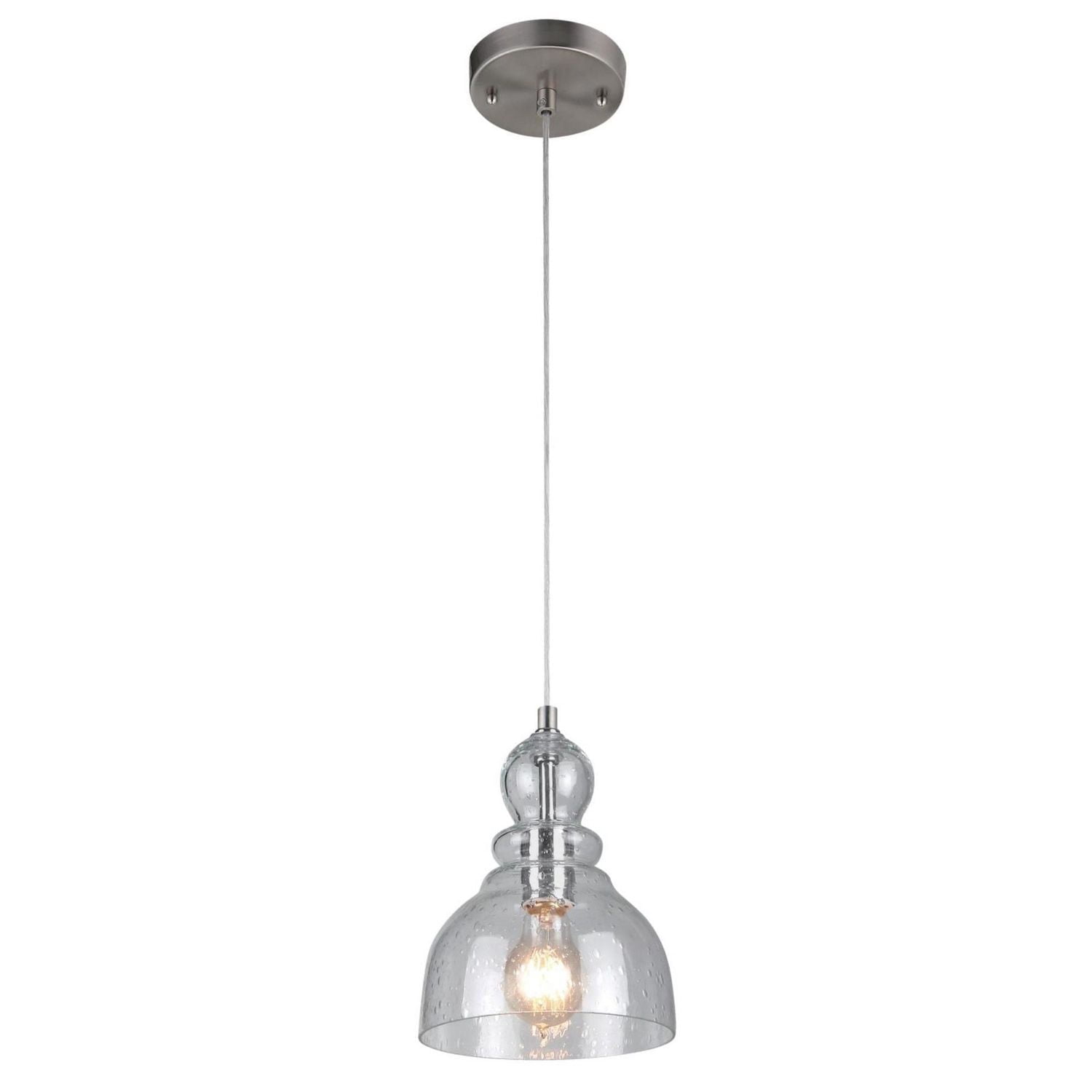Westinghouse Luminaire Suspendu Fiona en Nickel Brossé