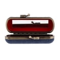 thumbnail image 1 of Lipstick Case with Mirror - Holder Makeup Case Jewelry Box - Clip Dark Blue, 1 of 8
