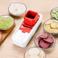thumbnail image 3 of Suncoda Veggie Chopper, Kitchen Multifunctional Stainless Steel Vegetable Cutter Grater Grater Sli-Cer, 3 of 9