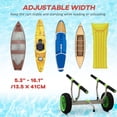 thumbnail image 4 of Soozier Kayak Cart with Adjustable Width and Large Wheels, Green, 4 of 9
