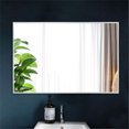 thumbnail image 1 of NeuType Miroir Rectangulaire Mural Argent 36"x24 Pouces, 1 of 7