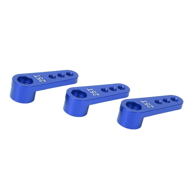 25T Aluminum Servo Horns, RC Servo Horns Precise Design Easy Install Decorative For 1/8 1/10 RC Car Blue