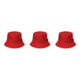 thumbnail image 4 of VONKY Comfortable And Breathable Fisherman Hat For Sun Protection Sunscreen Fisherman Cap Hat Summer red 58cm 3Set, 4 of 6