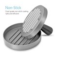 thumbnail image 3 of Hamburger Press Patty Maker with Removable Handle Manual Aluminum Burger Press Non Stick Easy to Clean Kitchen Supply, 3 of 7