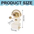 thumbnail image 3 of Cqxid Storage Rack Under $5 Home & Garden Rack Toothpaste Squeezer，No Drill，Astronaut Suction Toothpaste Dispenser Creative Manual Tube Holder For Bathroom Wash & Hand Dispenser For Home Use, 3 of 9