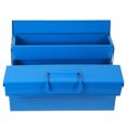 thumbnail image 3 of 1pc Multi-use Tool Handy Box Double-layer Iron Storage Box Folding Tools Case, 3 of 9