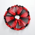 thumbnail image 3 of MIASHUI Jupes Tutu de Ballet pour Filles Jupe de Robe de Princesse d'Anniversaire pour Enfants Ensemble de Barrette, Rouge, 2-4 Ans, 3 of 3