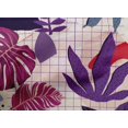 thumbnail image 5 of oneOone Cotton Poplin Purple Fabric Tropical Craft Projects Decor Fabric Printed By The Yard 42 Inch Wide, 5 of 5