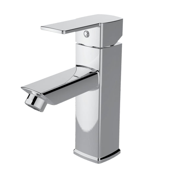 The akuaplus® square Single-Hole Lavatory Faucet.