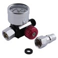 thumbnail image 4 of Outil Régulateur de Soupape d'Air 1/4 Po, Manomètre de Pression de Queue, Buse pour Pistolet Vaporisateur Mini, 4 of 11